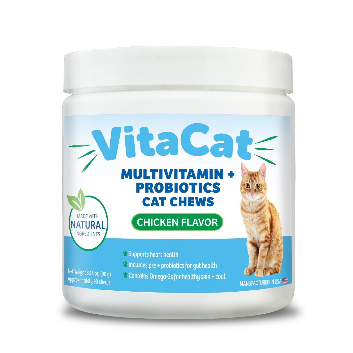 daily multivitamin & probiotics cat chews